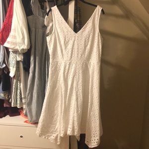 Bridal Dress with eyelet detail